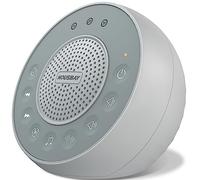 Housbay Macchina per il suono del rumore bianco, 31 suoni lenitivi, suono stereo forte da 5 W, timer di sonno, piccola macchina da viaggio per dormire e cancellazione del rumore per dormire, colore