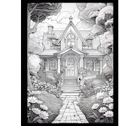 House and Garden Adult Coloring Book
