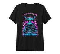 House Cat DJ Gioco Quello Che Voglio Rave EDM Music Equalizzatore Maglietta Premium