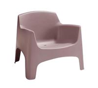 HOUSE COLLECTION SEDIA DA ESTERNO MONOBLOCCO CON BRACCIOLI 79x74x70 cm IN POLIPROPILENE TORTORA
