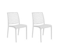 HOUSE COLLECTION, SEDIA NINFA SENZA BRACCIOLI, POLIPROPILENE, BIANCO (BCA177X2)