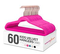 HOUSE DAY Grucce in velluto, 60 pezzi, grucce per bambini, ultra sottili, carine, grucce antiscivolo per bambini, 35,6 cm, piccole grucce per