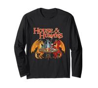 House & Humans - Rpg Giochi da Tavolo D20 da Tavolo Maglia a Manica