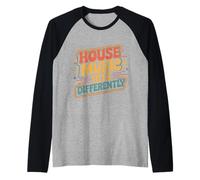 House Music Hits Differently EDM Mood Party - Maglia con Maniche Raglan
