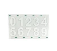 House Number Decals - Waterproof Address Labels Set, Reflective Stick Sets | Ideal/suitable for Mailbox Gate Door Wall Vehicle Truck Apartment Office Business Outdoor Signage Identification Visibility