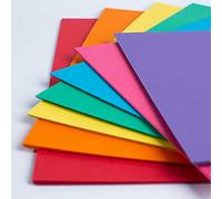 House of Card & Paper - Cartoncino formato A4, 210 g/m², colore arcobaleno, confezione da 50 fogli