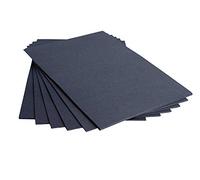 House of Card & Paper, Fogli di Cartone, A4 160 gsm, colore Nero (Confezione da 50 fogli)