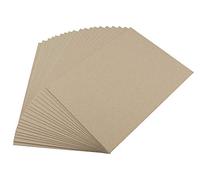 House of Card & Paper HCP475 - Cartoncino in carta kraft, 1500 micron, 945 g/m², formato A3, 10 fogli per confezione, colore: grigio