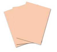 House of Card & Paper HCP60 - Carta colorata, formato A4, 80 g/mq, 50 fogli, colore: pesca