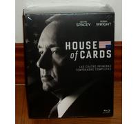 HOUSE OF CARDS 1-4 STAGIONI COMPLETE 16 BLU-RAY NUOVO IMBALLATO (NON APERTO)