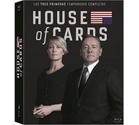 House of Cards (Complete Seasons 1-3) - 11-Disc Box Set ( House of Cards - Seasons One, Two & Three (39 Episodes) ) [ Blu-Ray, Reg.A/B/C Import - Spain ]