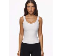 House of CB - The OG True White - Top bianco a fascia con scollo rotondo XL A-C Cup