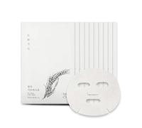 House of Dohwa Maschera di foglie di riso in cotone arricchito con sostanze nutritive, lenitiva e nutriente, riso coreano, confezione da 10