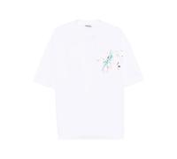 House of Errors - T-shirt con Pittura Ricamata - - Tops - Uomo - Bianco - M