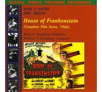 Audio Cd Hans J. Salter / Paul Dessau - House Of Frankenstein (Complete Film Sco