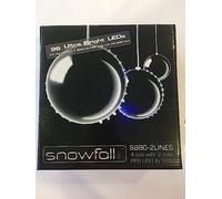 House of Fun Snowfall Set 4 Sfere 96 LED Bianchi Diametro 80 mm Viola"