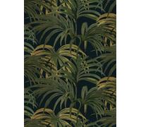 House of Hackney Carta da parati Palmeral - Midnight/ Green