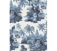 House of Hackney Carta da parati Sumatra - Offwhite/ Azure