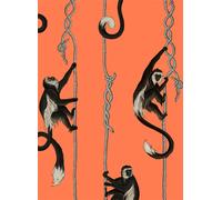 House of Hackney Carta da parati Troop - Salamander Orange