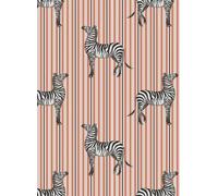 House of Hackney Carta da parati Zeal - Off-White & Tangerine-Orange