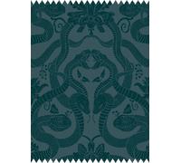 House of Hackney Tessuto Anaconda - Cut Velvet - Petrol