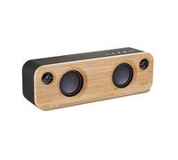 House of Marley Get Together Mini Casse, Doppio Altoparlante senza Fili in Bambù e Alluminio Riciclabile, Autonomia Batteria 10 Ore, con Subwoofer da 2.5 Pollici e Funzione Vivavoce, Nero