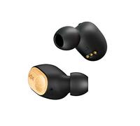 House of Marley Liberate Air Cuffie Wireless In Ear con Bluetooth, Auricolari Senza Fili con Materiali Sostenibili, Resistente all’Acqua e al Sudore, Custodia di Ricarica Inclusa, Nero/Bambù