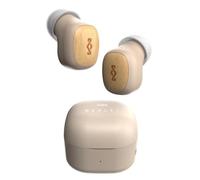House of Marley Smile Jamaica True Wireless Earbuds In-Ear TWS - Crema | Mini Auricolari Bluetooth, 14 Ore di Autonomia, Cuffie con Custodia di Ricarica, Materiali Sostenibili