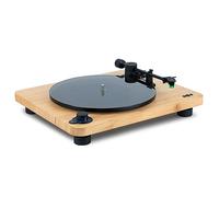 House of Marley Stir It Up Lux Giradischi Wireless - Giradischi Bluetooth, 2 Velocità, realizzato in Materiali Sostenibili, Giradischi per Vinili, Piatto in Vetro, Stilo Ellittico AT-95E, Bamboo