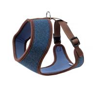 House Of Paws Imbracatura Tweed Memory Foam Navy Large