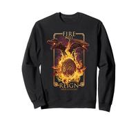 House of The Dragon Fire Will Reign Egg And Dragons Felpa