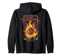 House of The Dragon Fire Will Reign Egg And Dragons Felpa con Cappuccio