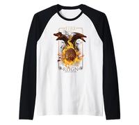 House of The Dragon Fire Will Reign Maglia con Maniche Raglan