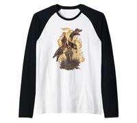 House of The Dragon Flaming Iron Throne Maglia con Maniche Raglan