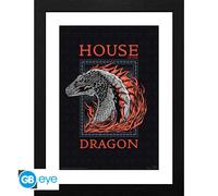 House Of The Dragon Framed Print Red Dragon (300) Stampa Con Cornice GB EYE