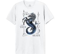 House Of the Dragon Mehoftdts013 T-Shirt, Bianco, XL Uomo