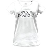 House Of the Dragon Wohoftdts012 T-Shirt, Grigio Melange, L Donna