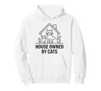 House Owned By Cats Felpa con Cappuccio
