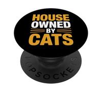 House Owned By Cats PopSockets PopGrip Adesivo