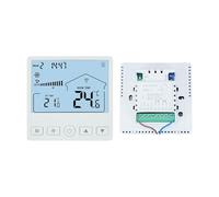 House Thermostat, Smart Temperature Controller, Energy Efficient Display, 3.39x0.51 inches LCD Precision Regulator, Three Speed Control Device For Basement Garage Office Bedroom RV Climate Management