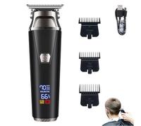 Household Digital Display Professional Electric Hair Clipper Set, Clippers and Trimmers Set, for Nose, Body, Face & Mustache, Geta Clean, Fresh Haircut at Home(1 Set)