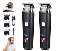 Household Digital Display Professional Electric Hair Clipper Set, Professional Cordless Beard Trimmer & Hair Clippers for Adults, Clippers & Trimmers Set, Fresh Haircut at Home (2 PCS)