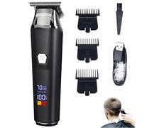 Household Digital Display Professional Electric Hair Clipper Set, Rechargeable EXCELLTEN Cordless Trimmers for Men, Professional Barber Clippers and Trimmer Set,Get a Fresh Home Haircut (1pcs)