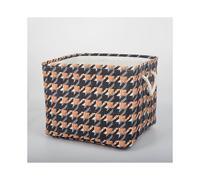 Household Dirty Clothes Toy Storage Basket, Rectangular Storage Basket 40 * 35 * 30 Cm (Black and White No. 1)