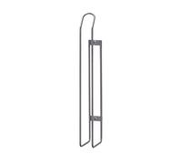 Household Essentials 1225-1 Portasciugamani di carta montato | Si monta a porte o pareti di armadi solidi, nichel