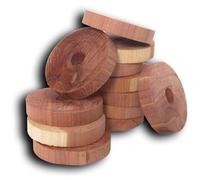 Household Essentials 14316-1 Cedar Fresh Red Cedar Wood Rings for Hang