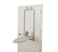 Household Essentials 144.222-1 sopra la Porta ASSE da Stiro con Il Supporto del Ferro, Fodera in Cotone Naturale