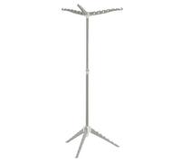 Household Essentials 5006-1 Simple Indoor Tripod Clothes Drying Rack with Carrying Handle for Laundry | Grey, Small,