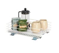 Household Essentials Glidez Single Basket Sliding Cabinet Organizer, Bianco