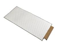 Household Essentials Quilted Table Leaf Storage Bag, Natural with Brown Trim 548-1 Borsa portaoggetti Trapuntata da Tavolo con Cerniera, 65% poliestere/35% Cotone, 54.33 Inches x 25.2 Inches